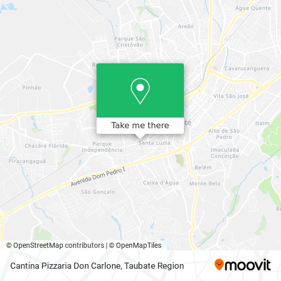 Cantina Pizzaria Don Carlone map