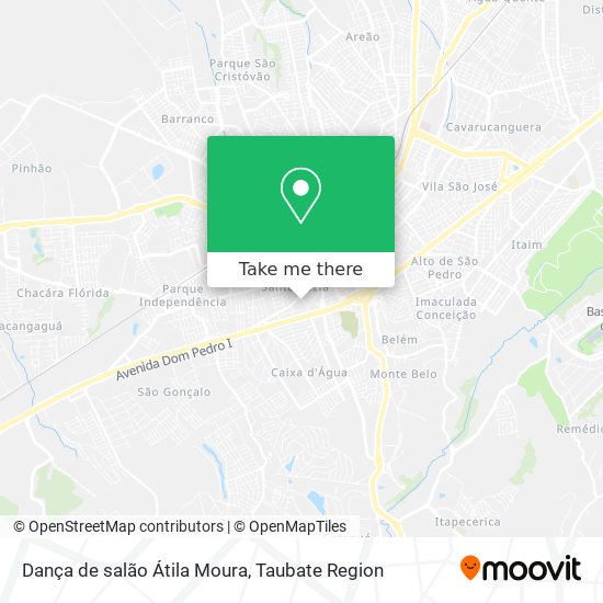 Dança de salão Átila Moura map