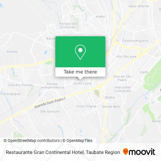 Restaurante Gran Continental Hotel map
