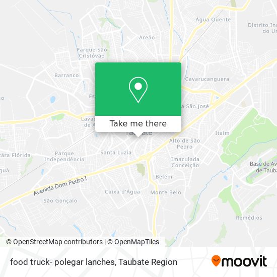 food truck- polegar lanches map