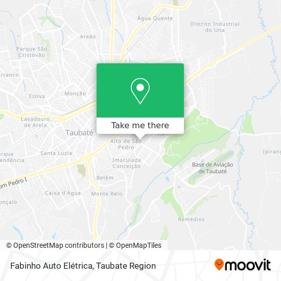 Fabinho Auto Elétrica map