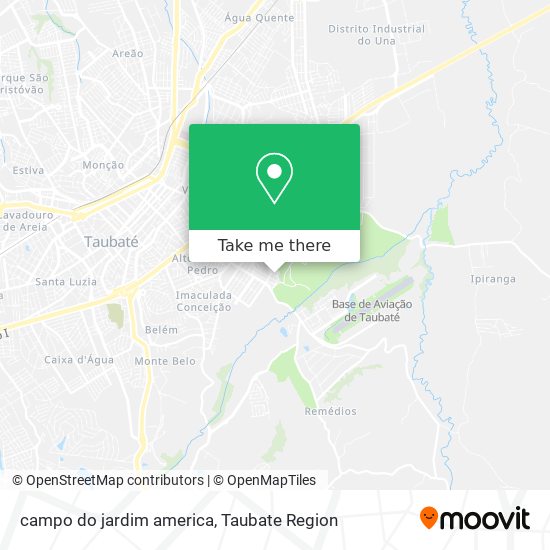 campo do jardim america map