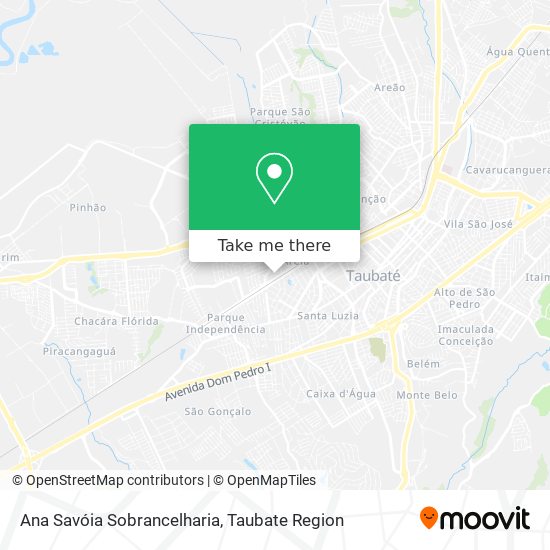 Ana Savóia Sobrancelharia map
