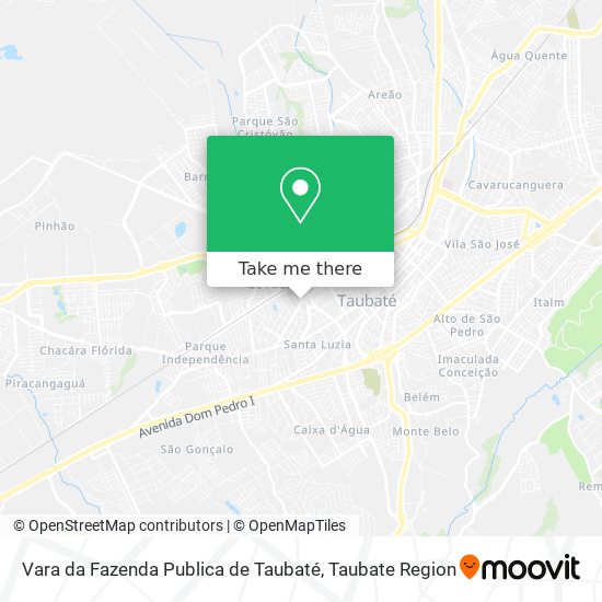 Vara da Fazenda Publica de Taubaté map