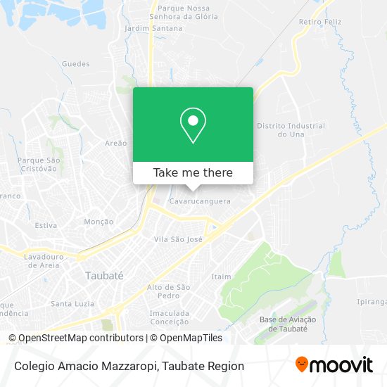 Colegio Amacio Mazzaropi map