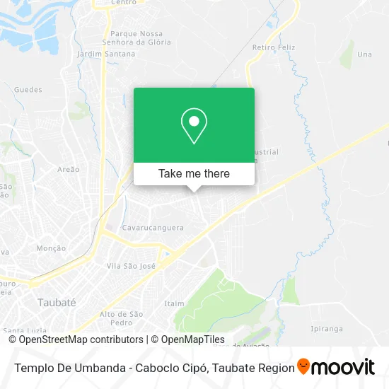 Templo De Umbanda - Caboclo Cipó map