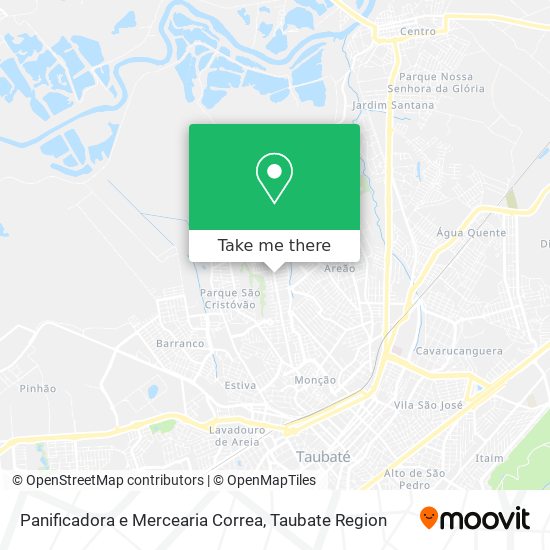 Panificadora e Mercearia Correa map