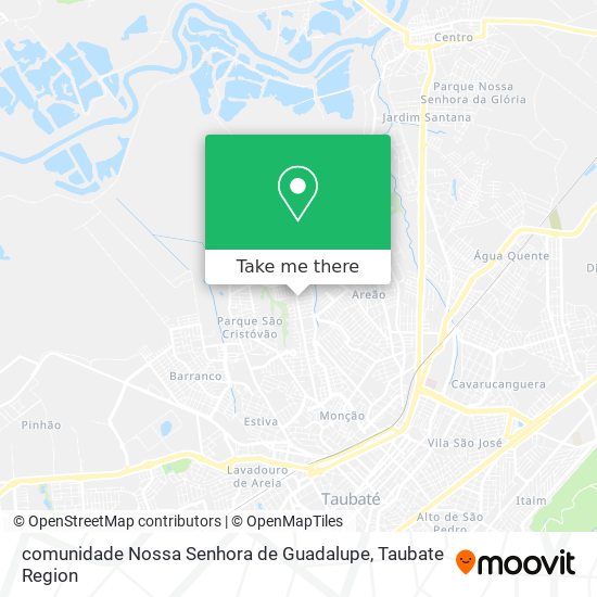 comunidade Nossa Senhora de Guadalupe map
