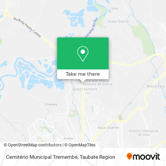 Cemitério Municipal Tremembé map