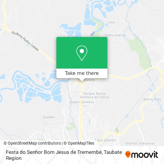 Festa do Senhor Bom Jesus de Tremembé map
