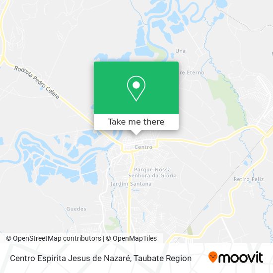 Mapa Centro Espirita Jesus de Nazaré