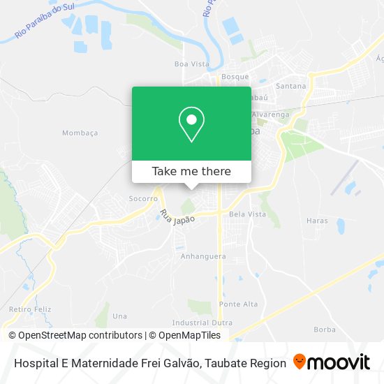 Hospital E Maternidade Frei Galvão map