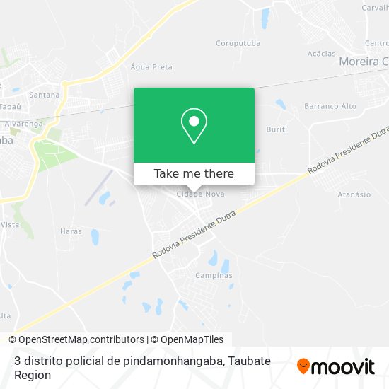 3 distrito policial de pindamonhangaba map