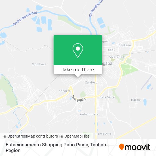 Estacionamento Shopping Pátio Pinda map