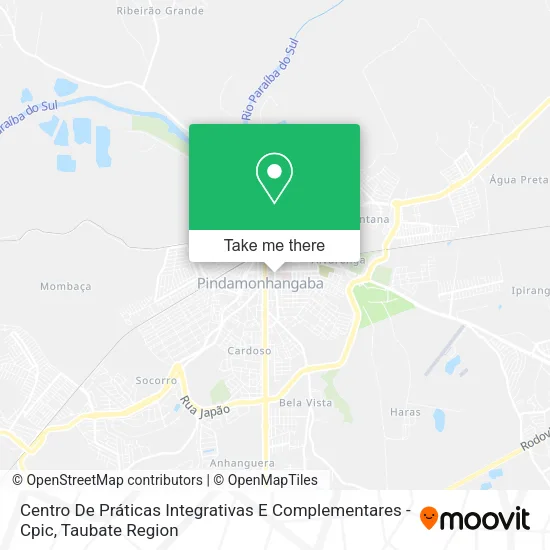 Centro De Práticas Integrativas E Complementares - Cpic map