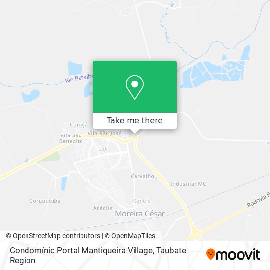 Condomínio Portal Mantiqueira Village map