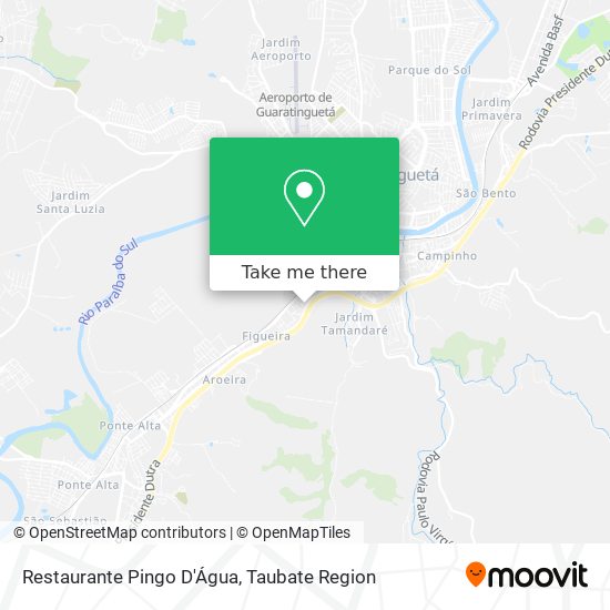 Restaurante Pingo D'Água map