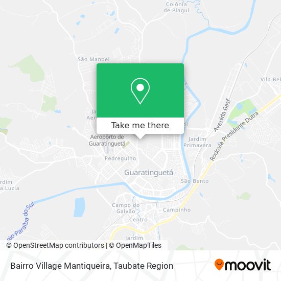 Bairro Village Mantiqueira map