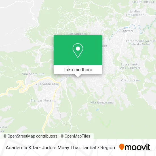 Academia Kitai - Judô e Muay Thai map