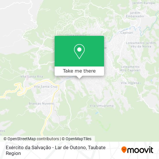 Exército da Salvação - Lar de Outono map