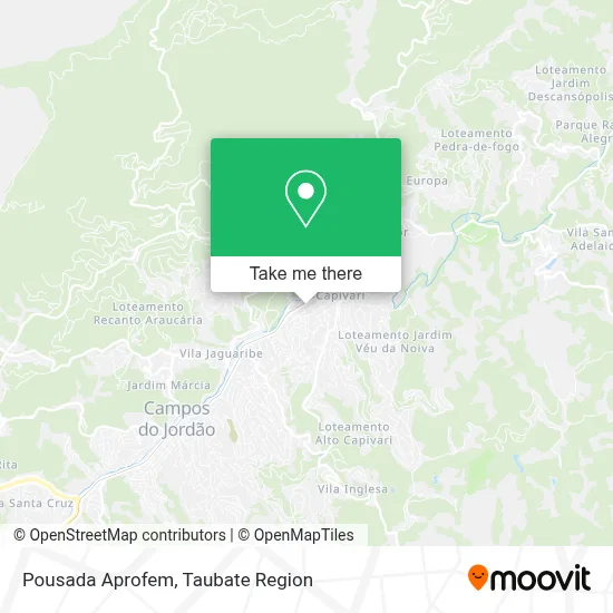 Pousada Aprofem map