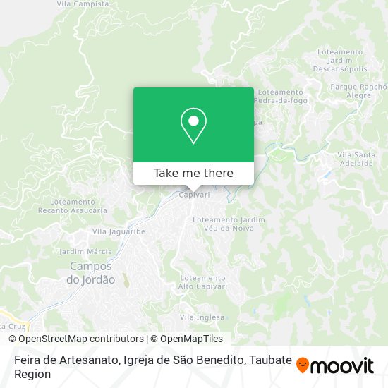 Feira de Artesanato, Igreja de São Benedito map