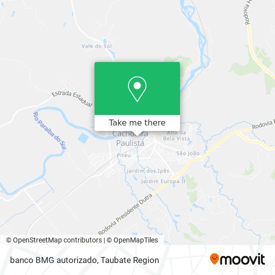 Mapa banco BMG autorizado