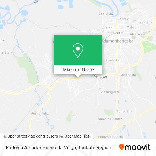 Rodovia Amador Bueno da Veiga map