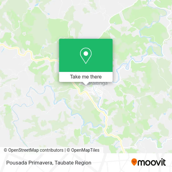 Pousada Primavera map