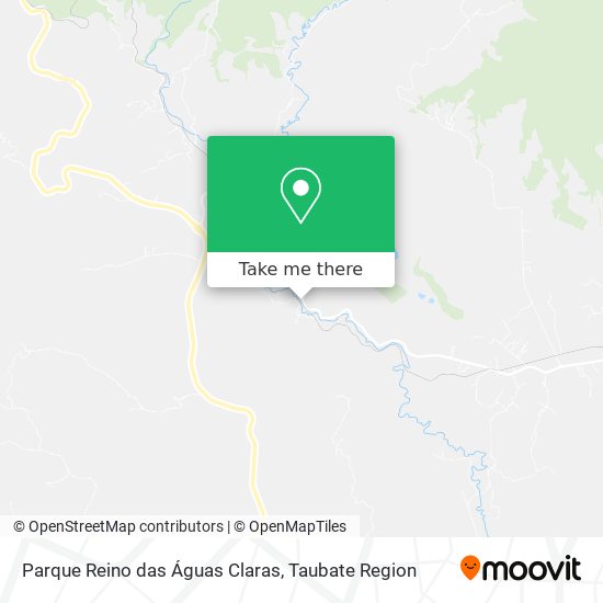 Parque Reino das Águas Claras map