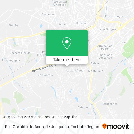 Rua Osvaldo de Andrade Junqueira map