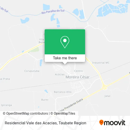 Residencial Vale das Acacias map