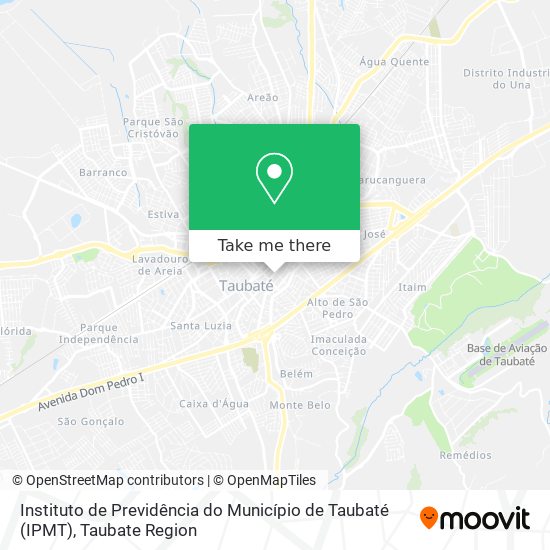 Instituto de Previdência do Município de Taubaté (IPMT) map