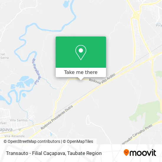 Transauto - Filial Caçapava map
