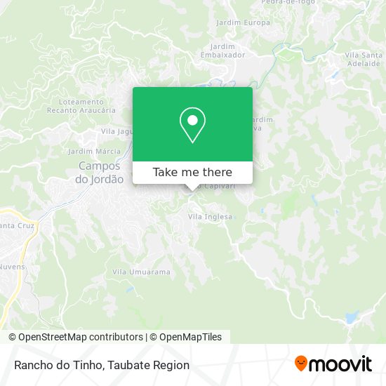 Rancho do Tinho map