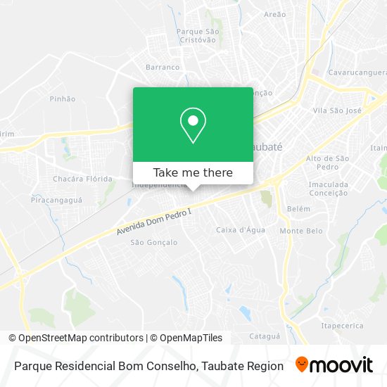 Parque Residencial Bom Conselho map