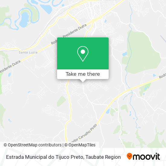 Estrada Municipal do Tijuco Preto map