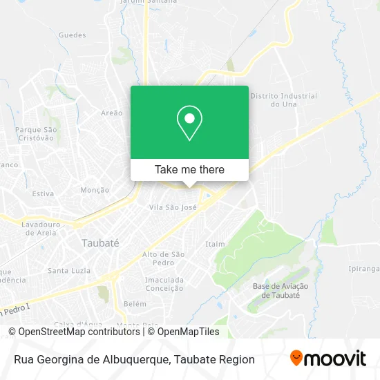 Rua Georgina de Albuquerque map