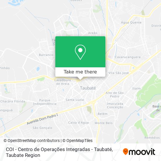 COI - Centro de Operações Integradas - Taubaté map