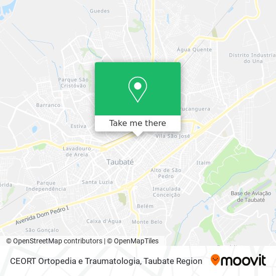 CEORT Ortopedia e Traumatologia map