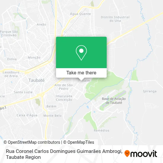 Rua Coronel Carlos Domingues Guimarães Ambrogi map