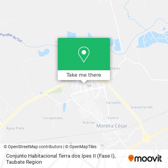 Conjunto Habitacional Terra dos Ipes II (Fase I) map