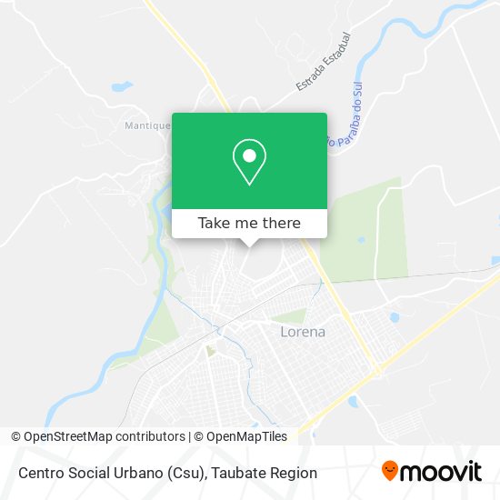 Centro Social Urbano (Csu) map