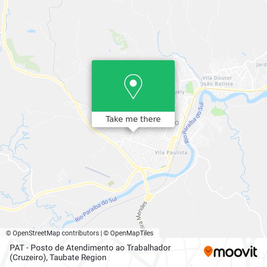 PAT - Posto de Atendimento ao Trabalhador (Cruzeiro) map