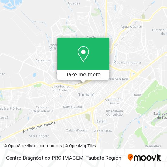 Mapa Centro Diagnóstico PRO IMAGEM