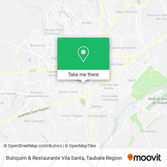 Butiquim & Restaurante Vila Santa map