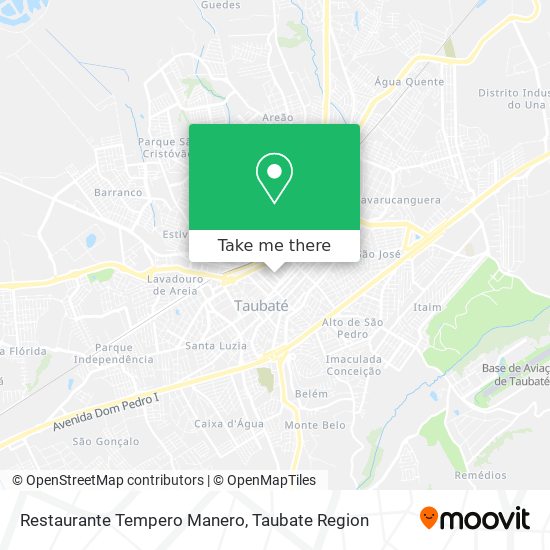 Restaurante Tempero Manero map