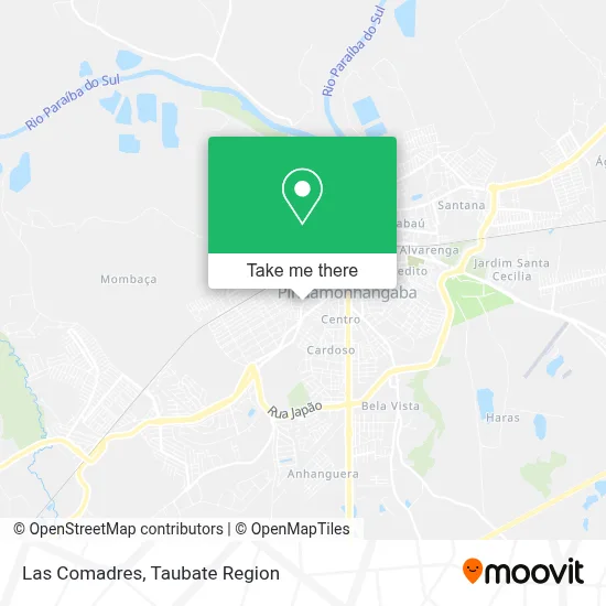 Las Comadres map