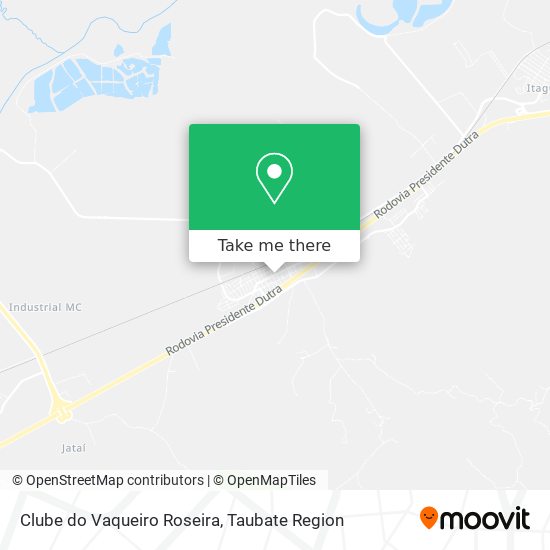 Clube do Vaqueiro Roseira map