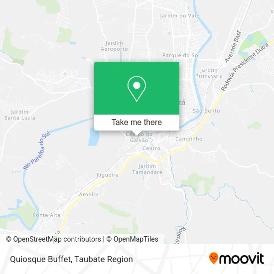 Quiosque Buffet map